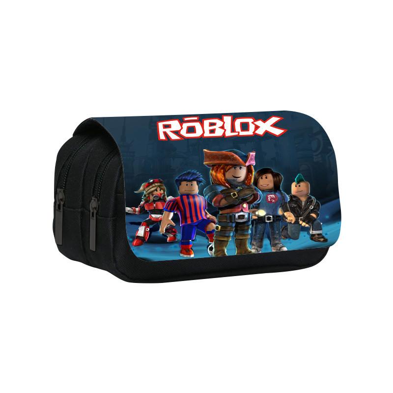 

Roblox Шаблонний Двошаровий Чохол-книжка Органайзер для канцелярії Пенал Для учнів та шкільного використання 4