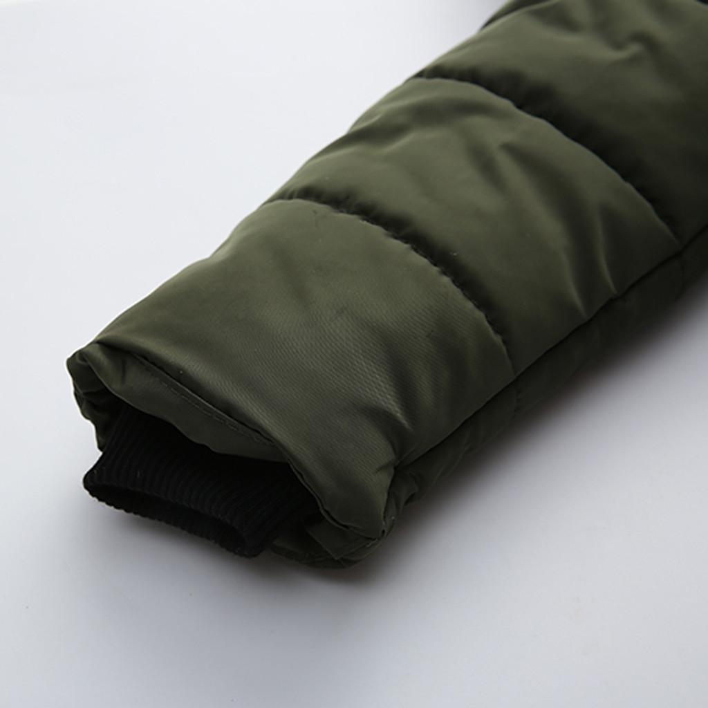 Módní kabát Dětská zimní bunda Kabát Chlapecká bunda Teplé dětské oblečení s kapucí