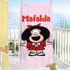 Serviette Mafalda Mignonne Dessin Animé Douce Cadeau Piscine Pour Voyage Salle de Sport Douche Camping Séchage Rapide Sportive Grandes Serviettes de Plage