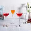 Luxury Silver Plated Diamond Wine Champagne Glasses Set Crystal Highball Cup Home Barware