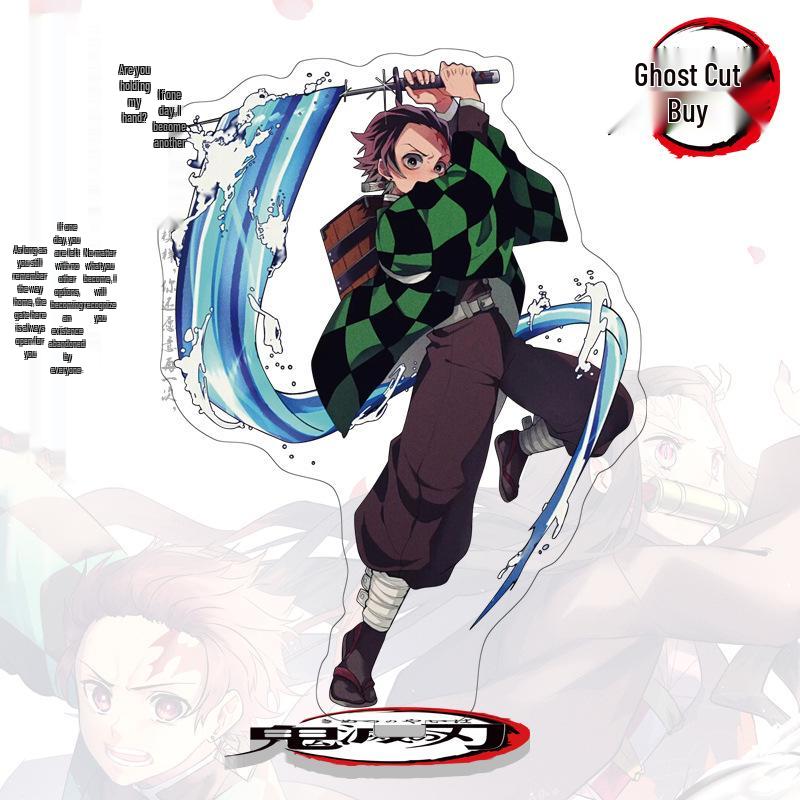 Demon Slayer 40-1 Duży Akrylowy Standee: Kolekcjonerska figurka Tanjiro i Nezuko
