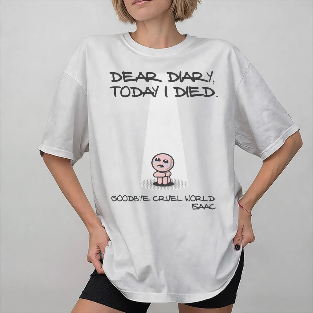 The Binding of Isaac Fashion T Shirts Unisex Women 100 Cotton Tee Shirt Clothing