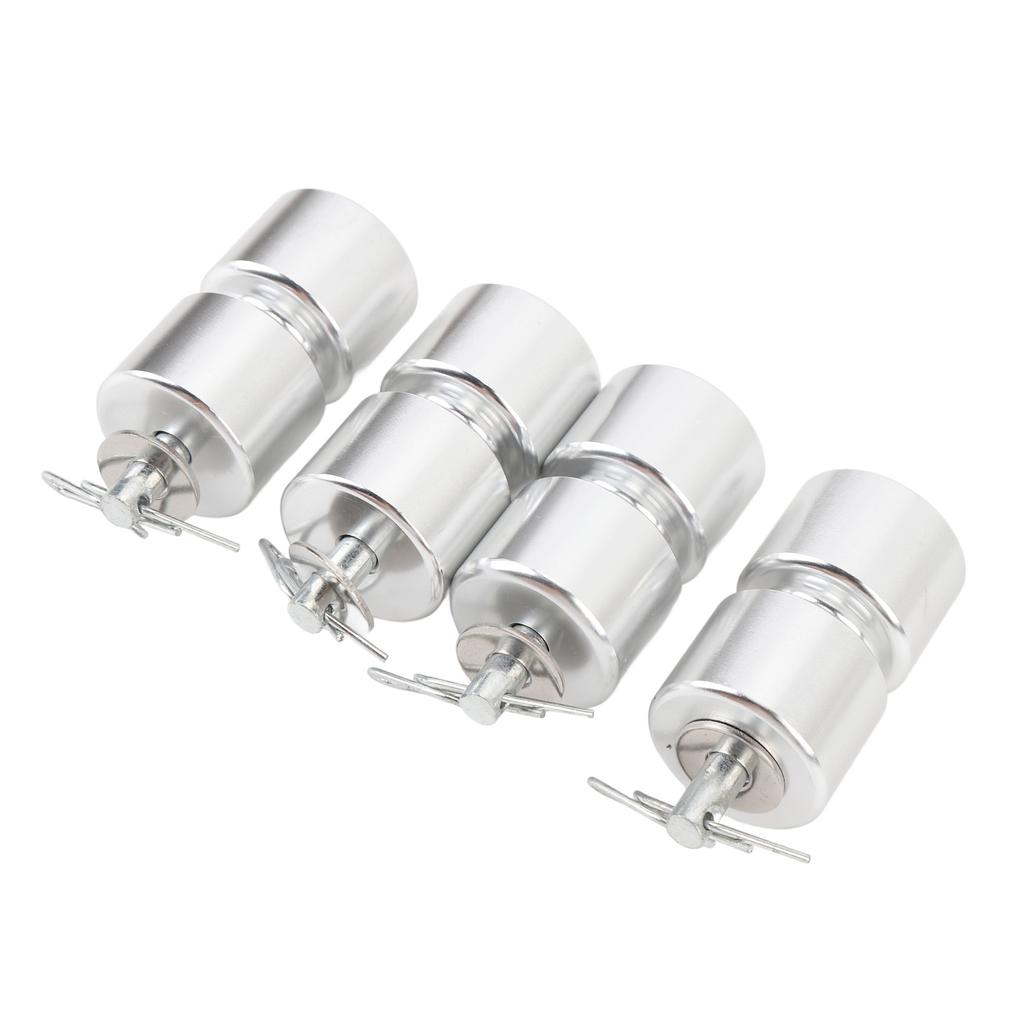 4PCS Trailer Tailgate Lift Assist Rollers Kit Aluminum Alloy Roller Washer Pins Rings Set for Easy L