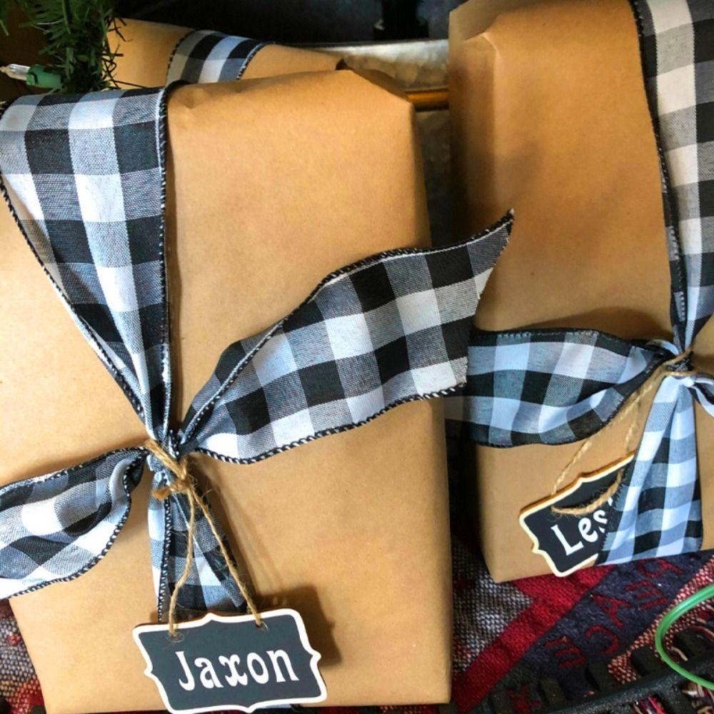 20Pcs Wooden Mini Double-Sided Blackboards Hanging Natrual Plant Tag DIY Reusable Memo Board For Market Stalls