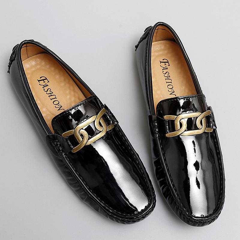 Mens Dress Leather Fashion Handmade Brand Wedding Luxury Driving Party Loafers Boat Designer Flats Oxford Big Size Shoes for Men