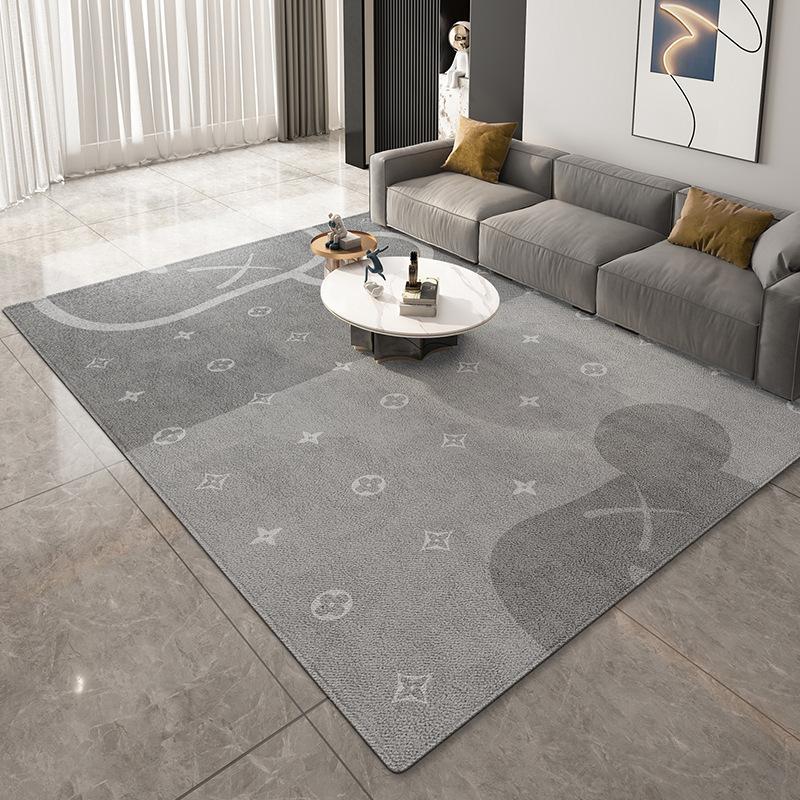 Minimalist Luxury Lint-free Carpet for Living Room Decoration Bedroom Office Easy Clean Rug Large Area Antiskid Soft Floor Mats