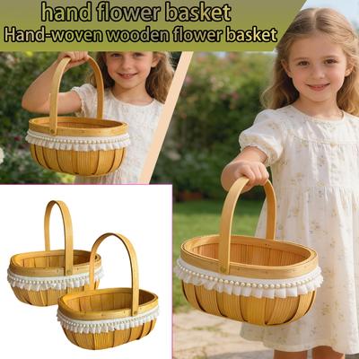 Panier à provisions tressé en rotin fait main, panier de bain, panier de pique-nique, panier à légumes à l'ancienne.