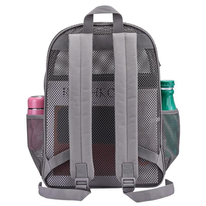 Beach Mesh Transparent Backpack Swim Bag
