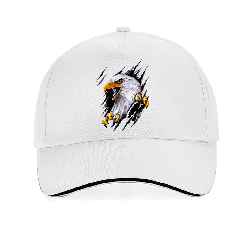 Cool Men Women Usa Eagle Baseball Cap Casual Male Female Snapback Hat Adjustable 3D Print Eagle Hat