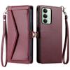 For Xiaomi Redmi 15 5G (Global) (169mm) Leather Case with Wrist Strap Wallet Stand Phone Cover