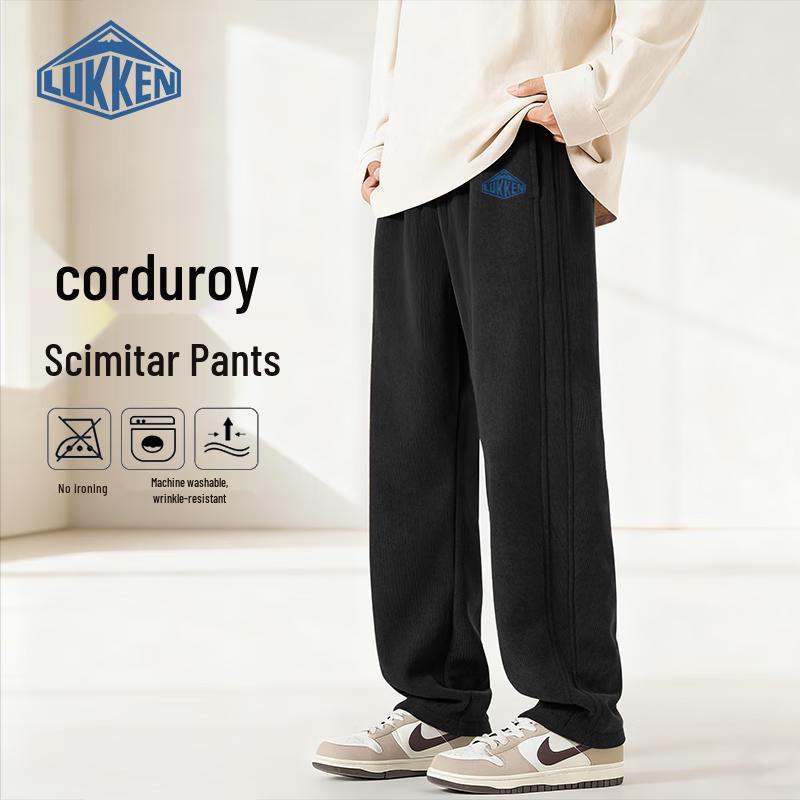LUKKEN Мужские повседневные флисовые брюки прямого кроя L