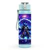 1PC Dark Cosmic Magic Energy Pattern 750ml Color Plastic Sports Water Bottle Leakproof Flip Straw Lid Suitable for Sports Office Home Use