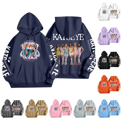 Ανδρικό/Γυναικείο Μοντέρνο Ελαφρύ Πουλόβερ με Μακριά Μανίκια και Τσέπες με Τυπωμένο Φούτερ