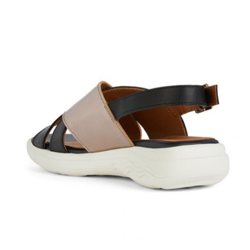 Geox Sferica Ec5 Women Sandals   Black W1d5svc4m11