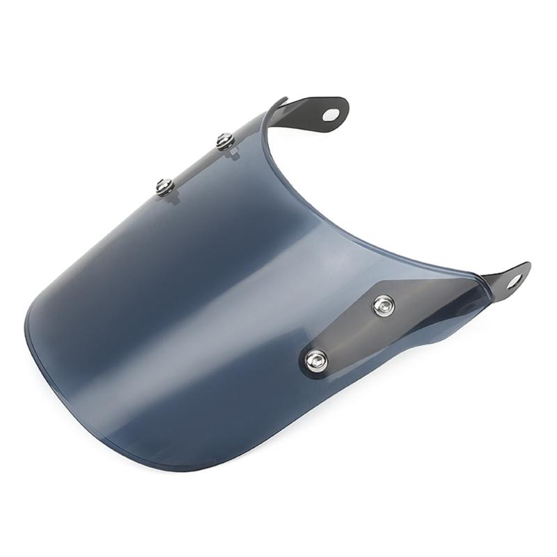 Motorcycle Wind Deflector Universal Motorcycle Modified Windshield Windscreen Easy Intallation for 5-7 Inch Headlights