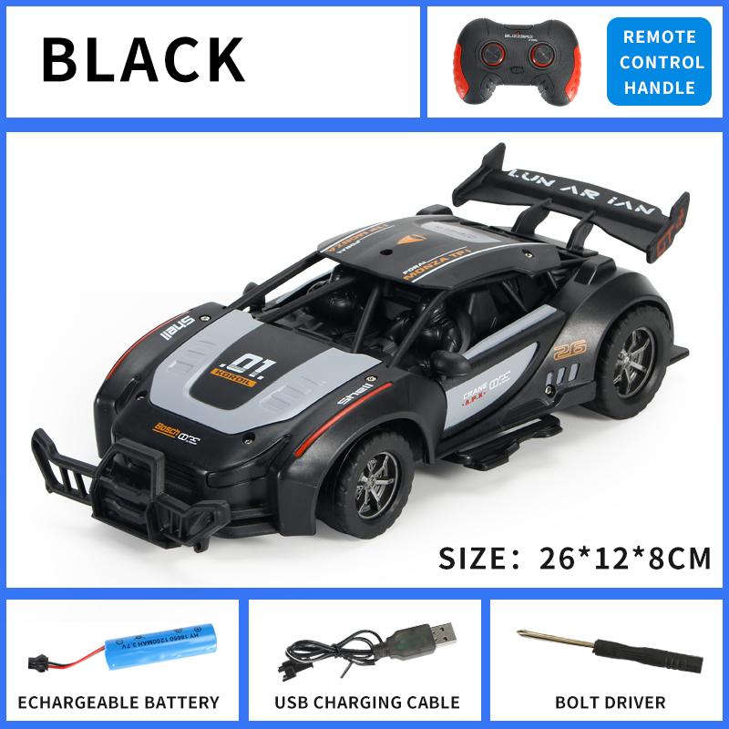 Children Toys Rc Car 2.4 G 1/14 High-Speed Double Door Open Remote Control Car Model Simulation Electric Machine Christmas Gift