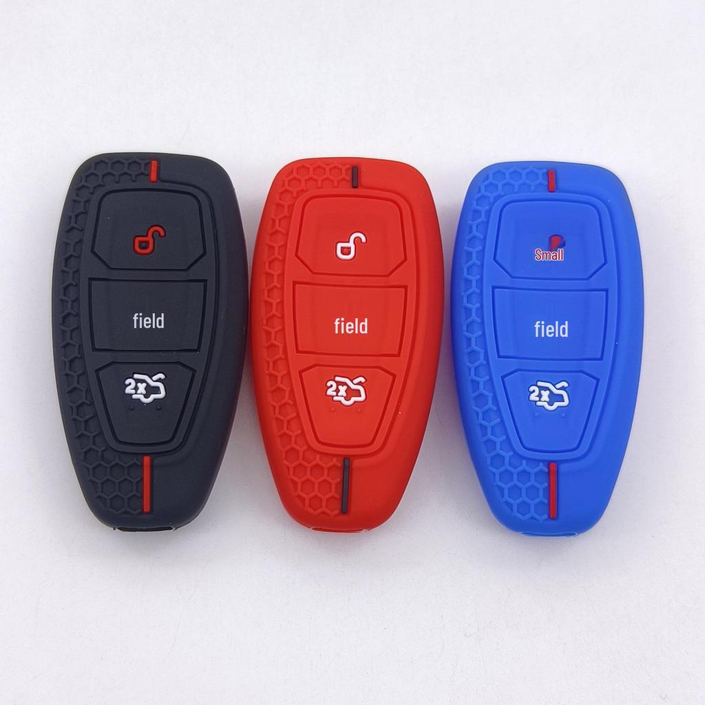 Ford Focus/Escape/Fiesta 3-Button Water Drop Smart Key Silicone Protective Case