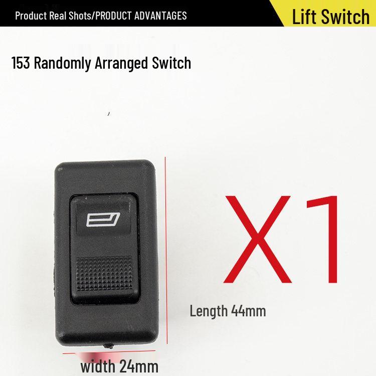 Electric Tricycle Glass Lifter Switch for Enclosed 4-Wheel Vehicles