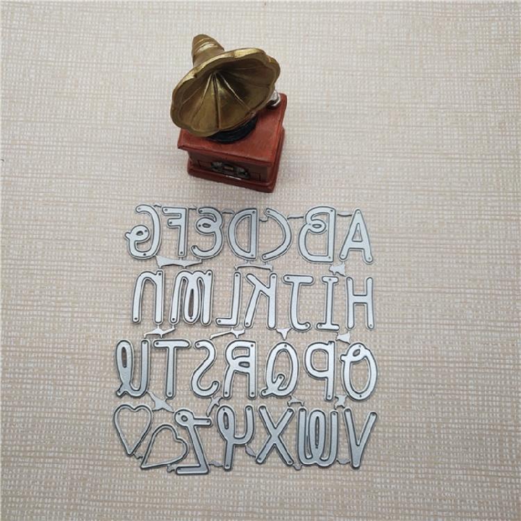 DIY Embossing Carbon Steel Letter Set Printing Cutting Die Album Paper Mould