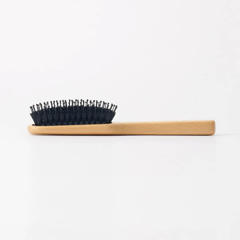 MUJI Beech Wood Hair Brush Total Length 20cm Mixed Hair 82575163