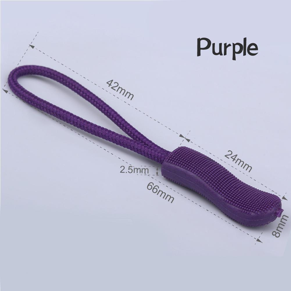 150/100/50/20/10pcs TPU Plastic Puller Injection Zipper Rope Luggage Zipper Pull Handle Pull Tail Zipper Pull Rope