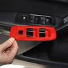 ABS Red Window Lift Switch Button Panel Trim For Ford Ranger Everest 15-22
