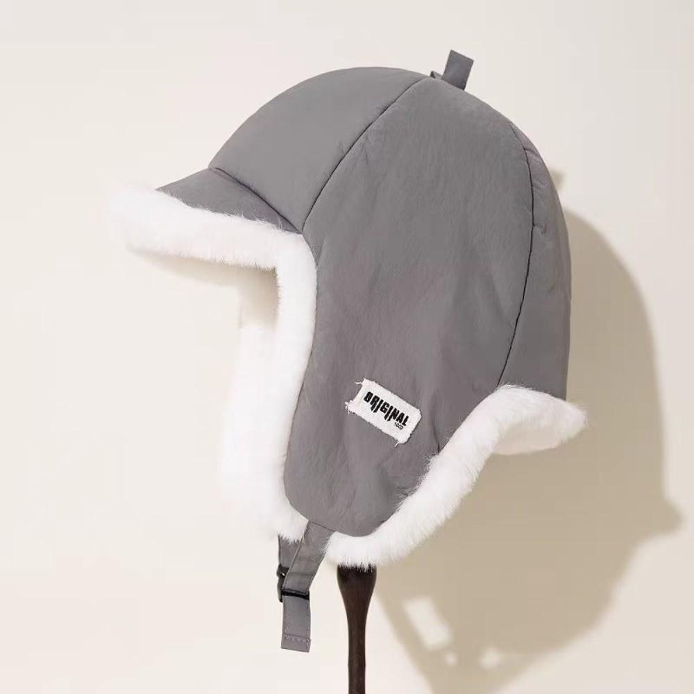 Thickened Winter Pilot Hat Windproof Women Hat Retro Cycling Lei Feng Hat  Outdoor