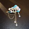 Luxury Korean Bow Brooch – Elegant and Versatile Pin for Suits and Attire