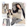 [Cailin Kailun] Women's Pajamas, Top and Bottom Set, Stretchable, Comfortable, Skin-friendly Room Wear, Round Neck, Long Sleeves, Cute, Stylish,
