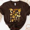 Aesthetic Mushroom T Shirt Cottagecore Botanical Magic Fungi Clothing Nature Lover Apparel Mycophile Vintage Versatile