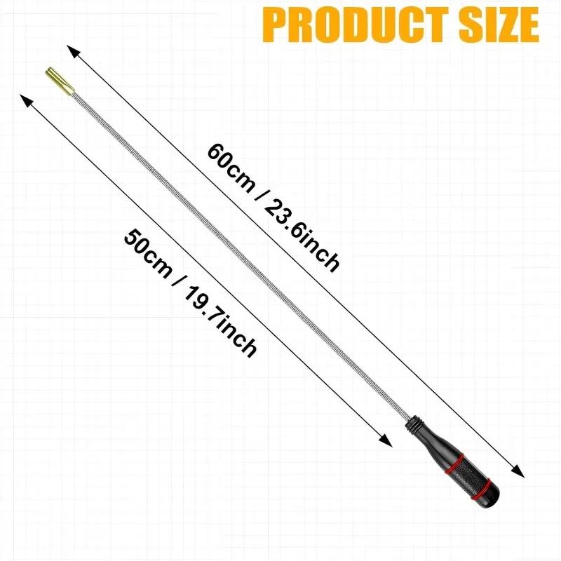 Xiaomi Flexibilní magnetický sběrný nástroj 60 cm Flexibilní ohebný magnetický hadí sběrač Ohebná tyč pro sběr odpadků/klíčů/šroubů, matic
