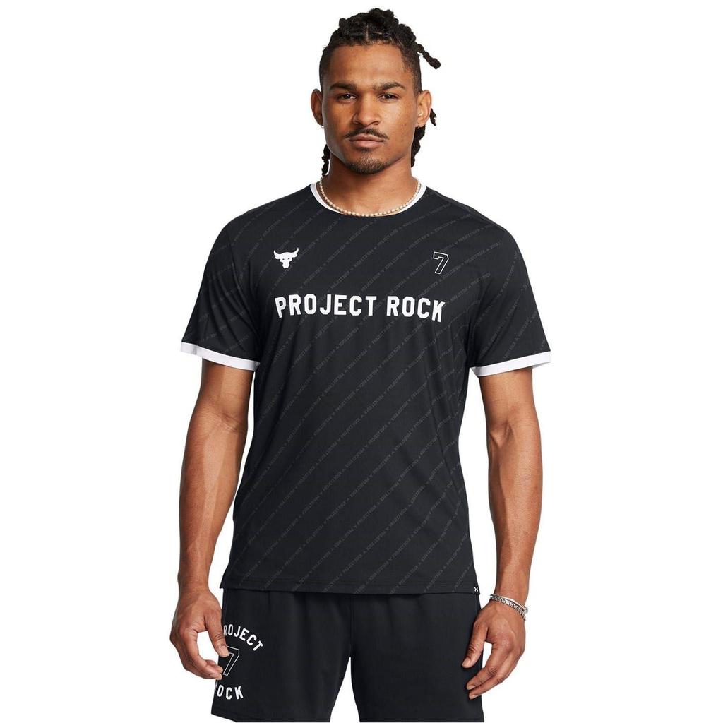 Under Armour Mens Project Rock Rugby T-Shirt