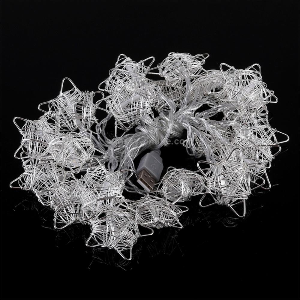 

3m 20-LED Star String Lights Christmas Home Decoration Ornament LED Lamp Wedding Decor A
