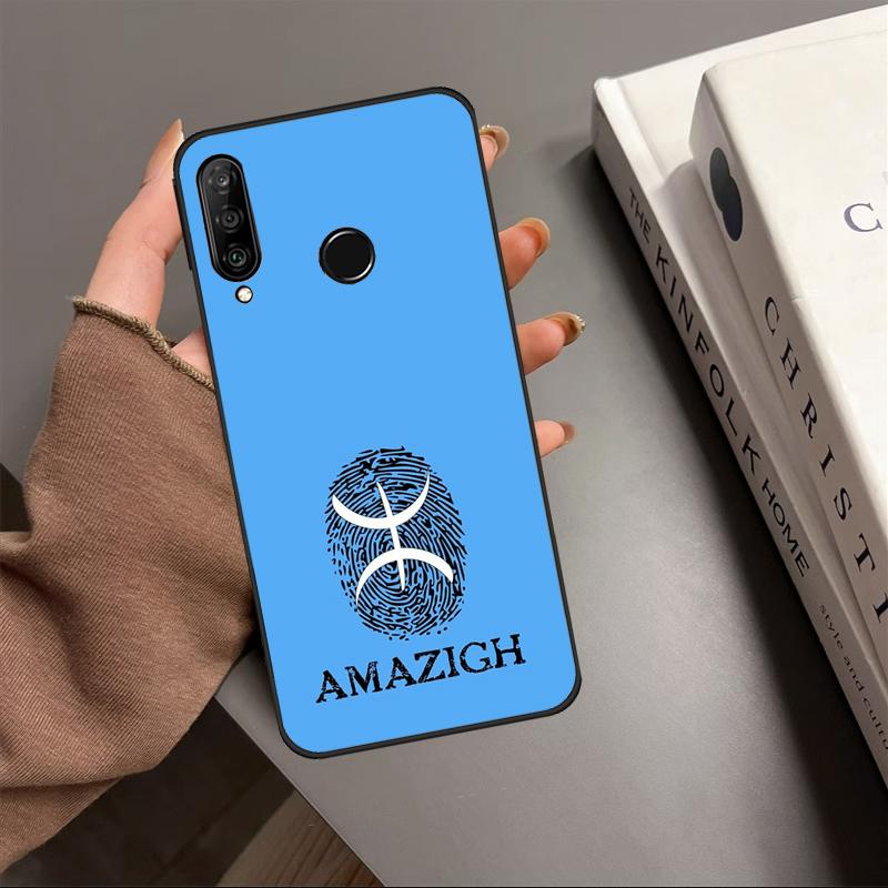 Amazigh Berber Flag For Huawei P30 P40 Lite P60 Pro Nova 10 9 SE 7i 8i 11i 12i 12s Y90 Y60 Y70 Y72 Y61 Y91 Case