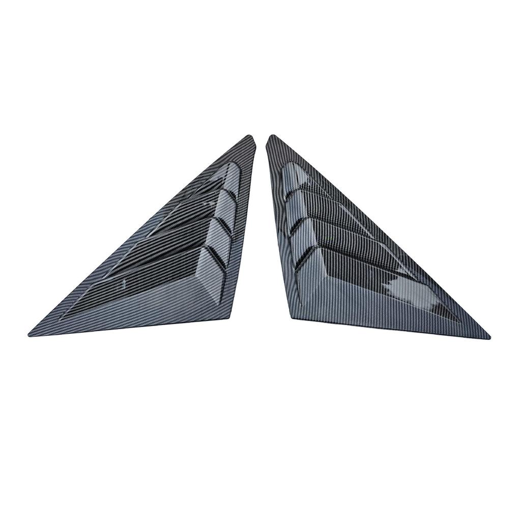 Compatible with 11th Gen Civic Hatchback: Louver Window Trim & Roof Wing Spoiler Kit