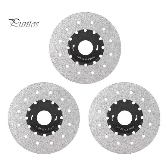 

Пористое расширенное режущее лезвие для камня, керамики, 4-дюймовое сверхтонкое лезвие для плитки, прецизионная резка каменных плит и плитки, шлифовальный диск, угол 3pcs