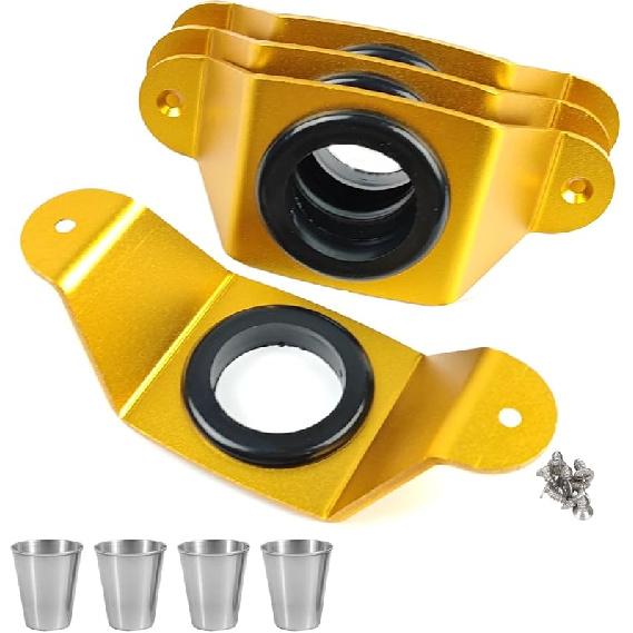 Shot Holder Ski Board DIY Mount Kit | Create Your Own Drinking Board with Wine Glass Holders and Shot Cups