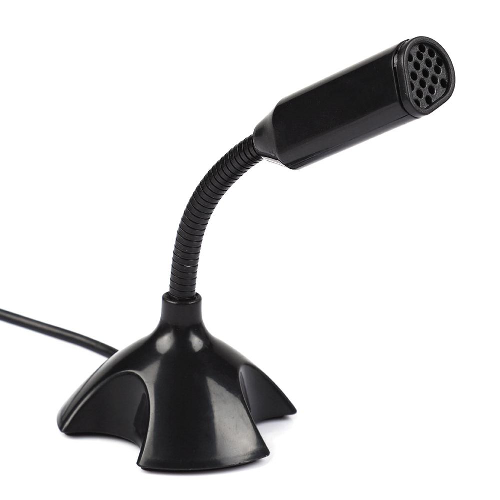 Mini Condenser USB 2.0 Microphone Flexible Desktop Stand Mic for PC Laptop