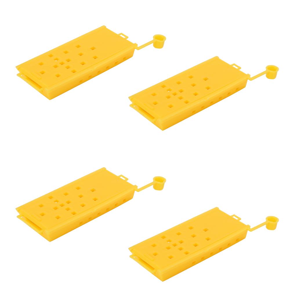 20Pcs Queen Bee Cages Yellow Plastic Capture Box Beekeeping Transport Tool Beekeeper Equipment