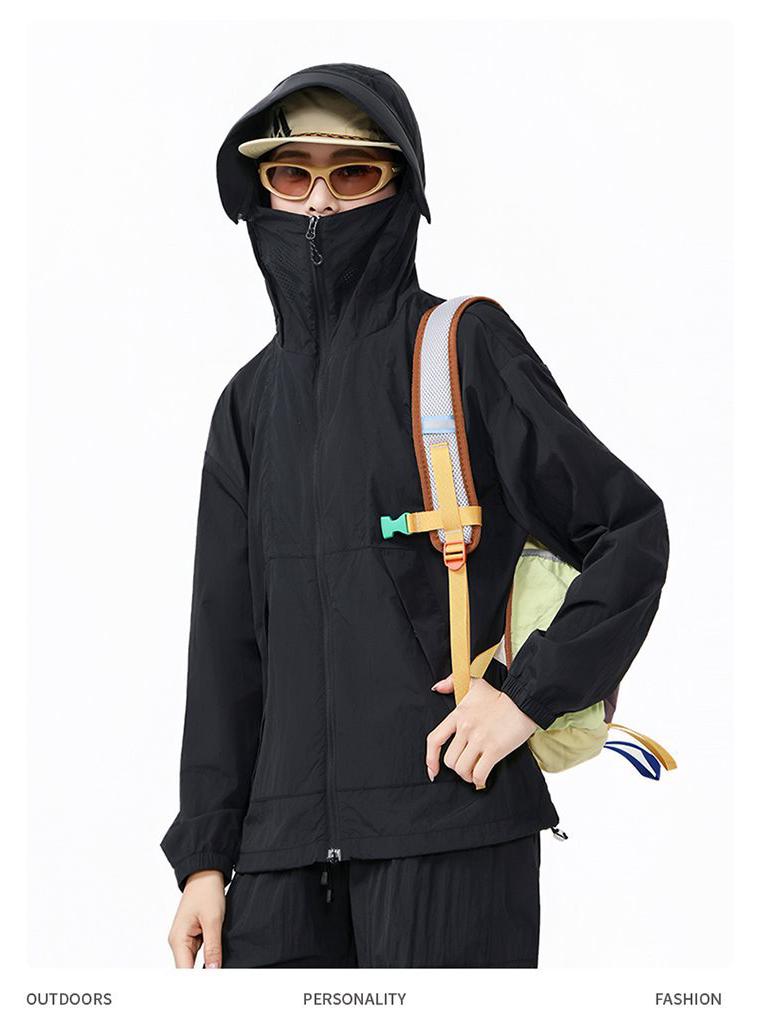 Unisex Summer UV Protection Ice Silk Jacket – Breathable, Lightweight Skin Clothing for Fishing