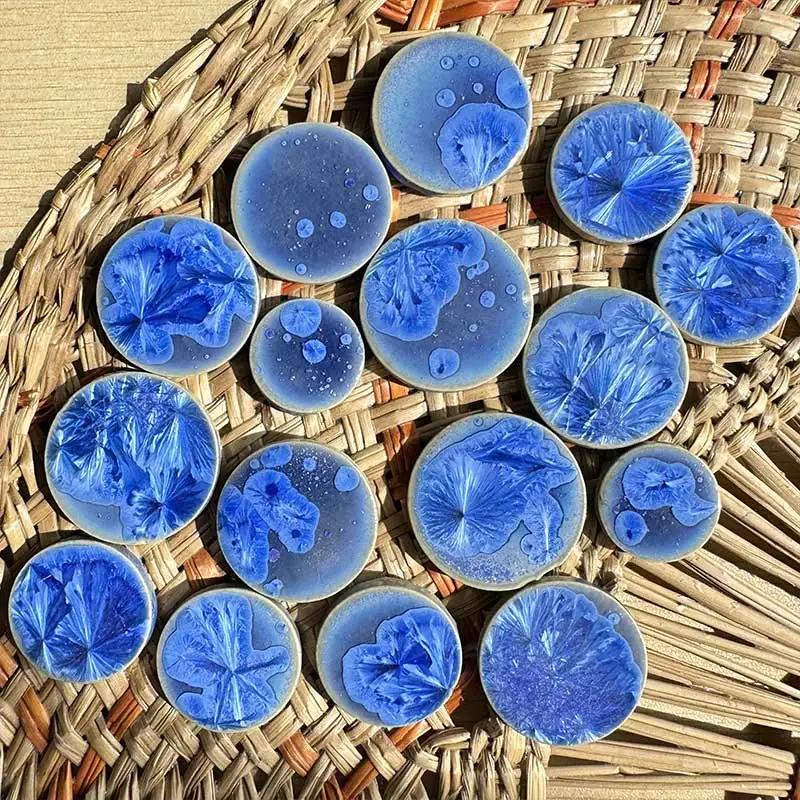 

100 г Керамическая мозаичная плитка Кусочки Сделай сам Мозаика Изготовление Камни для Поделок Искусства Домашнее Настенное Украшение arte лист лепесток форма 917 100g