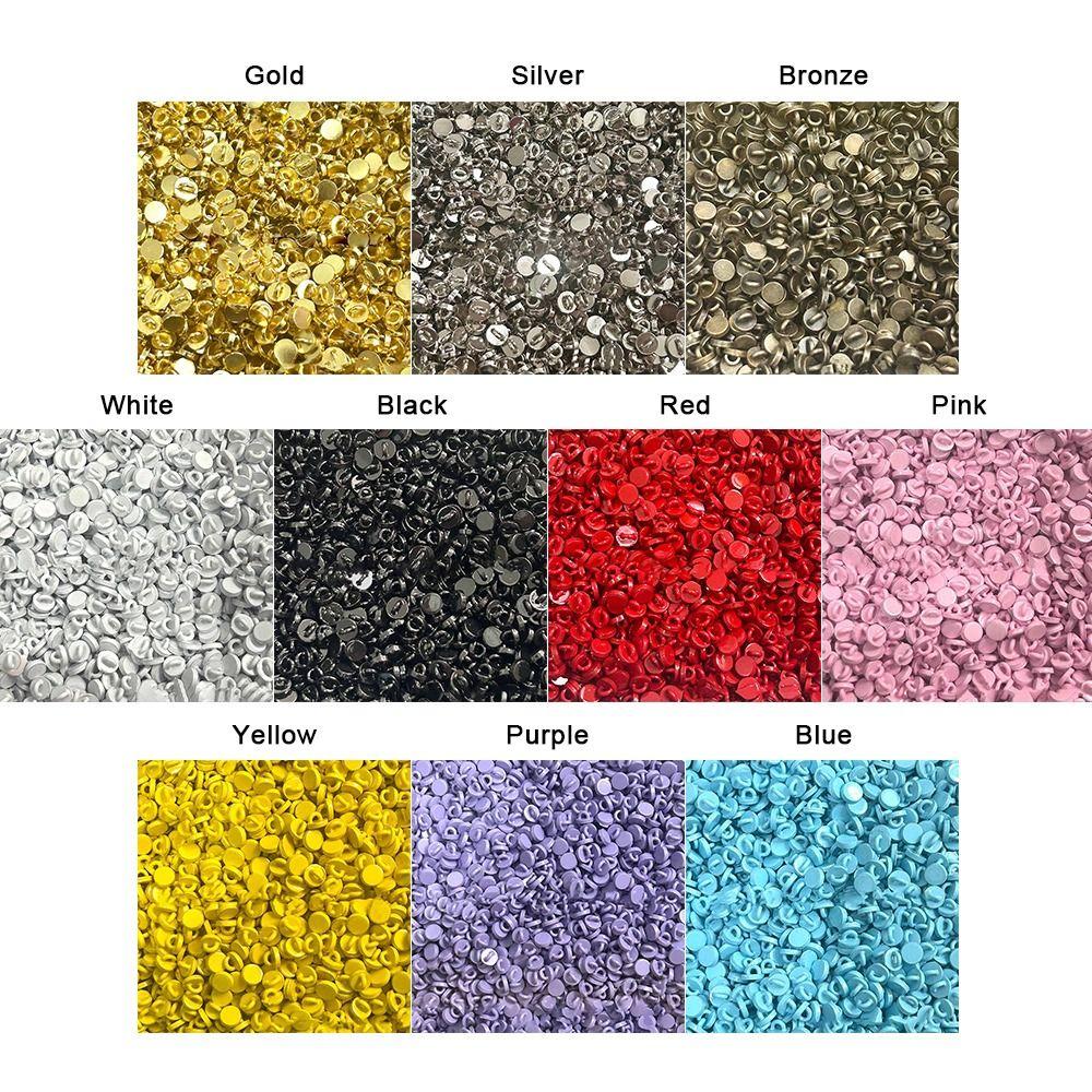 20pcs Metal Ultra-small Buckle 4mm Doll Shoes Buckles Doll Coat Buckle DIY Doll Clothes Accessories