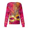 Women's Casual Long-sleeved Single-breasted Printed Protective Clothing Cardigan Top