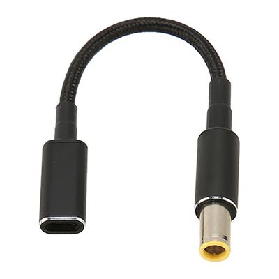 USB C auf DC Adapter Typ C auf DC 7.9x0.9mm Anschluss PD 100W Verlängerung Laptop Ladekabel Adapter für Lenovo