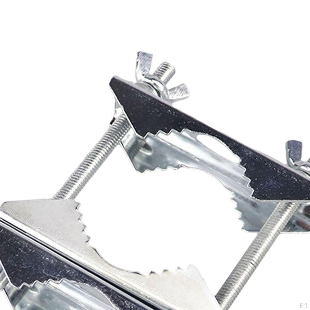 Antenna Mast Clamp U Bolt Pipe Mount V Jaw Block Bracket Home Umbrella Assembly Electronics To