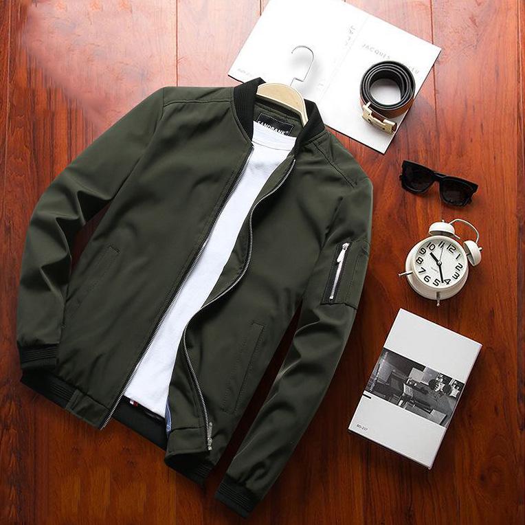 2018 Men's Thin Jacket: Spring/Autumn Casual Korean Style Baseball Outerwear