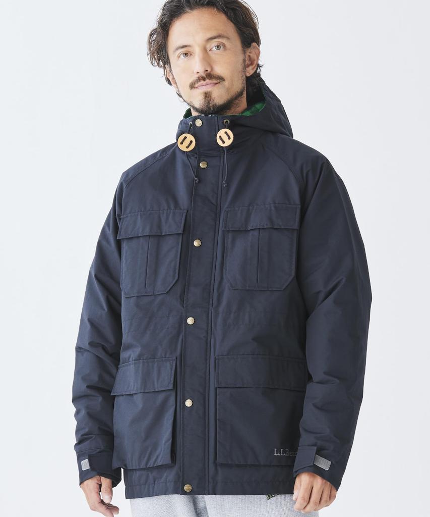 LL Bean Original Baxter State Parka US Size Midnight 1000158855 Men's '82, Fit, Regular, M, Black,