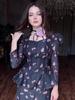 European and American 2025 Retro Long Sleeve Dress - Elegant Spring Court Style