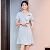 Toluoman Women's Blue Summer Business Suit Dress
