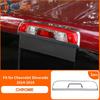 Chrome Rear Third High Brake Light Stop Lamp Cover For Chevy Silverado 2014-2018